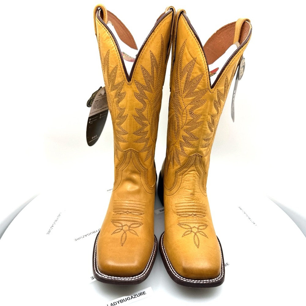 NIB W/Tags  Dan Post Selena - Women's Leather Cowgirl Boots Square Toe Size 7.5